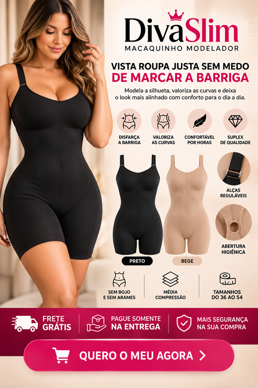 Macaquinho Modelador DivaSlim