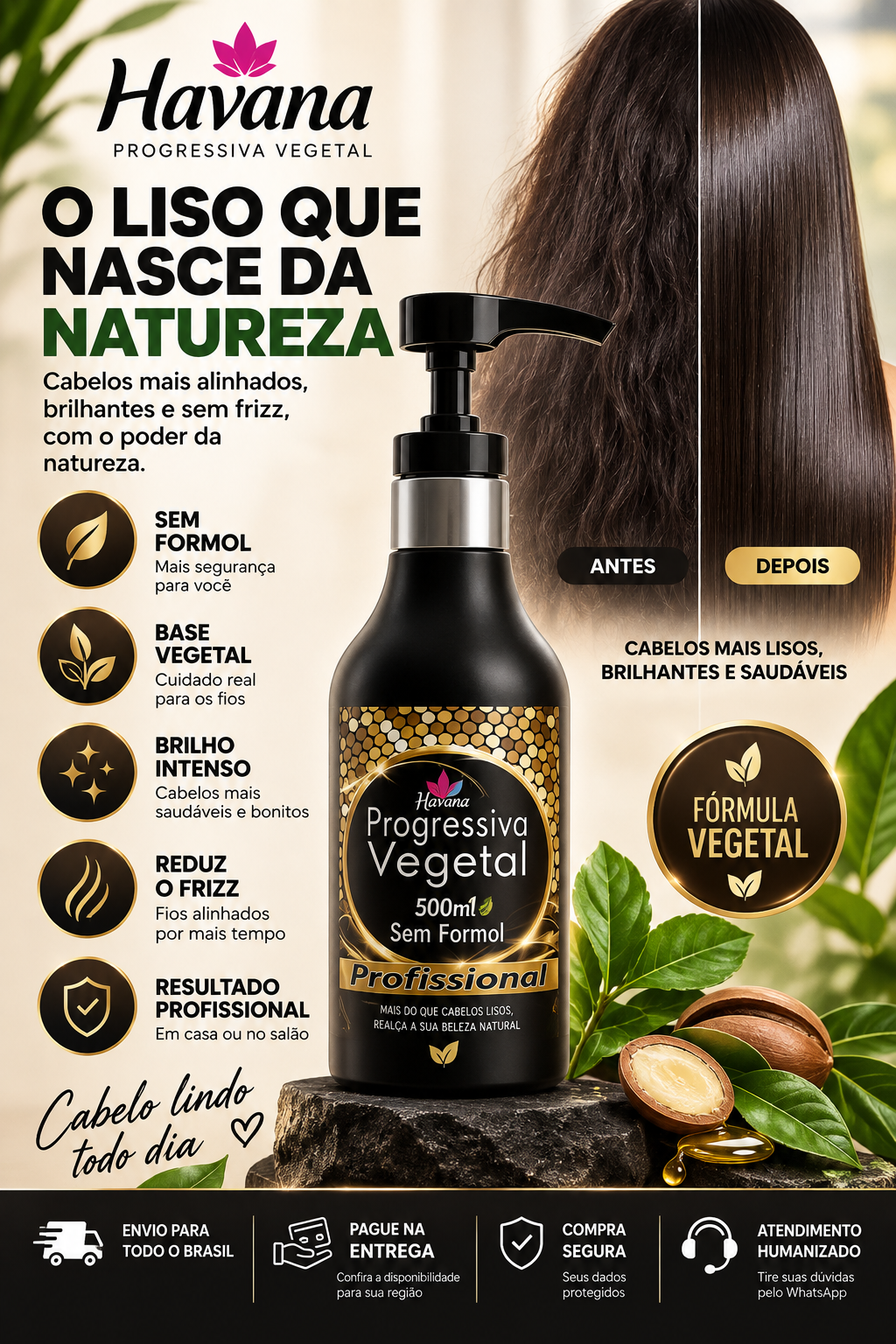 Progressiva Vegetal Creme