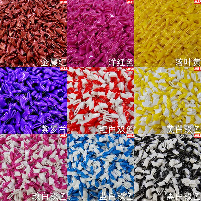 Tampas de unhas para gatos, patas macias, capa protetora de unhas com cola adesiva grátis + aplicador 20 tamanhos para gatinho