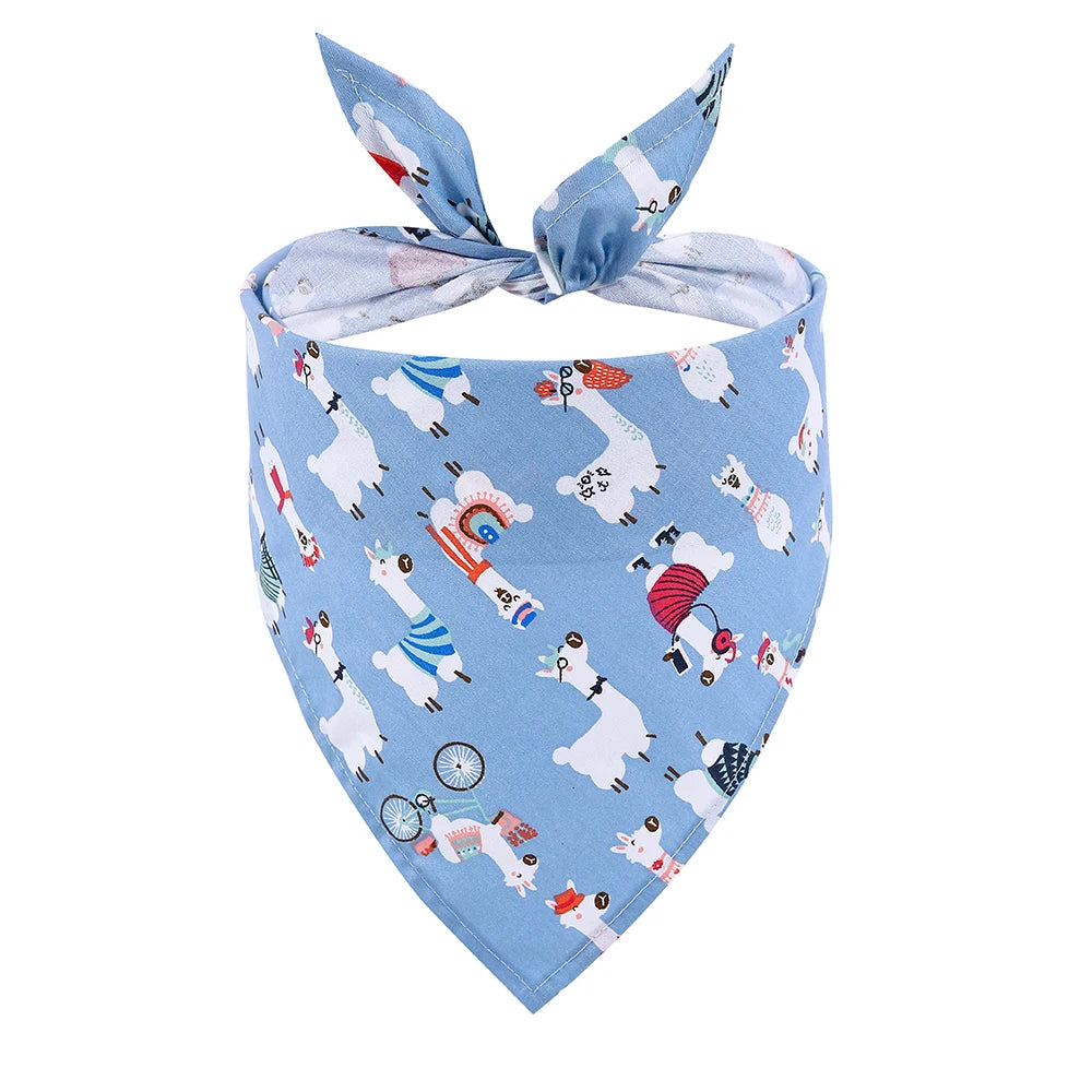 Bandana de Verão com Estampa de Melancia, Lenço Triangular Ajustável e Fofo para Cães e Gatos, Babador Respirável para Cães Pequenos, Médios e Grandes