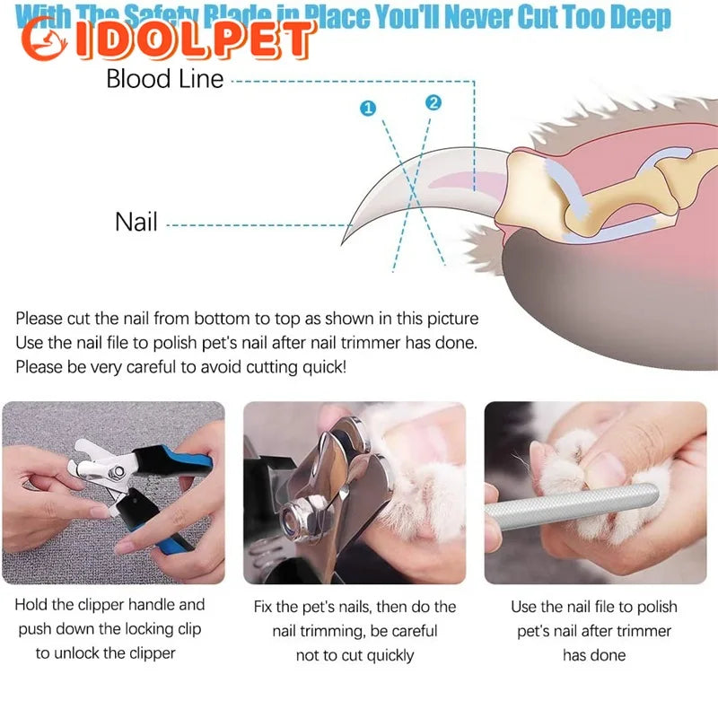 Cortador de unhas profissional para pet