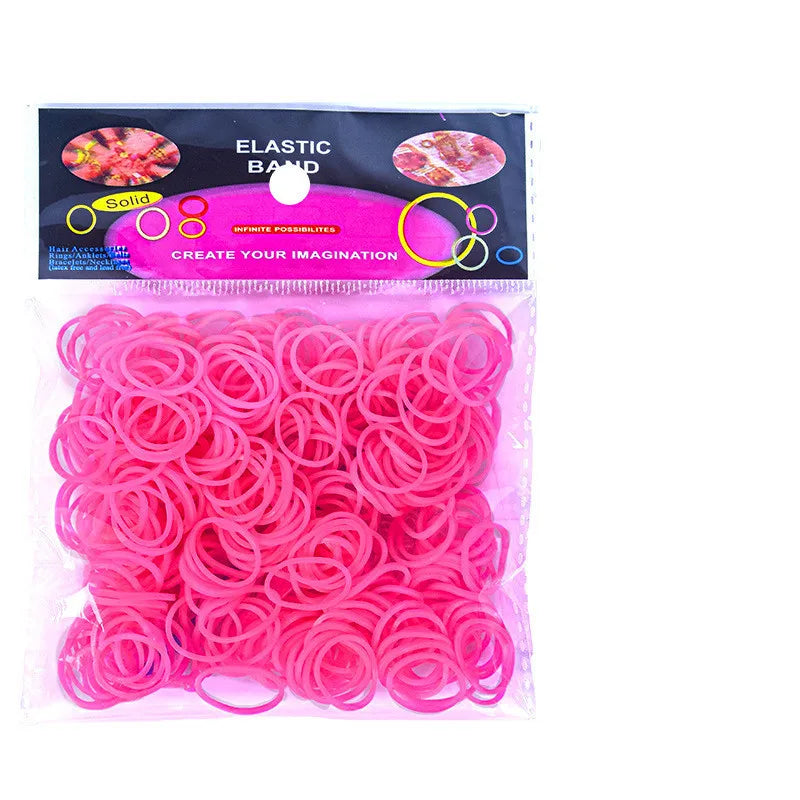300 pçs de alta elasticidade pet cabelo borracha banda cão gato acessórios para o cabelo diy arcos aliciamento hairpin acessórios crianças brinquedos