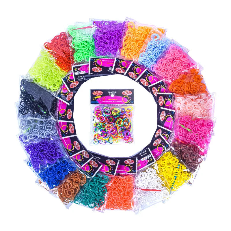 300 pçs de alta elasticidade pet cabelo borracha banda cão gato acessórios para o cabelo diy arcos aliciamento hairpin acessórios crianças brinquedos