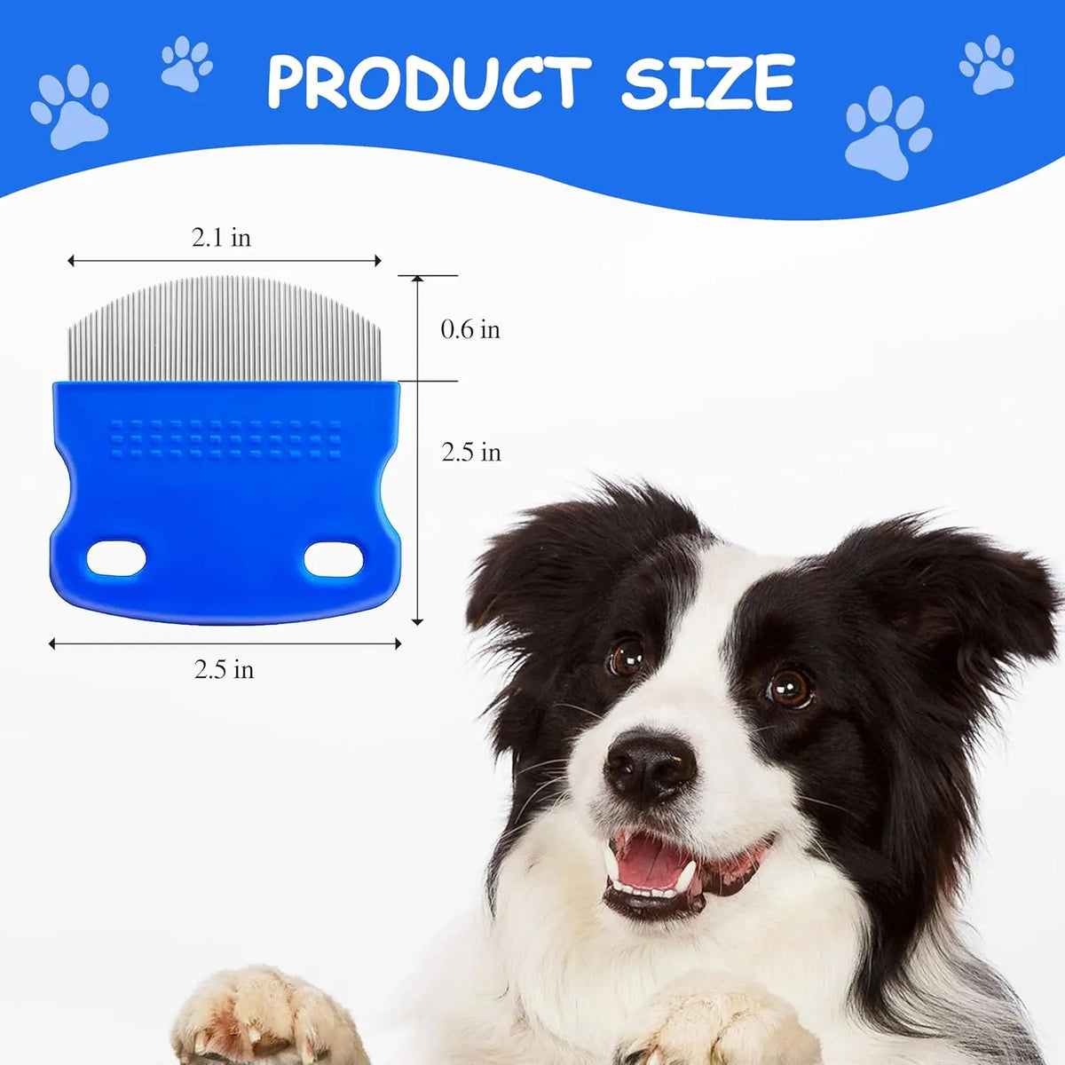 Kit Pente Anti Pulgas para Gatos e Cães – 2 Unidades