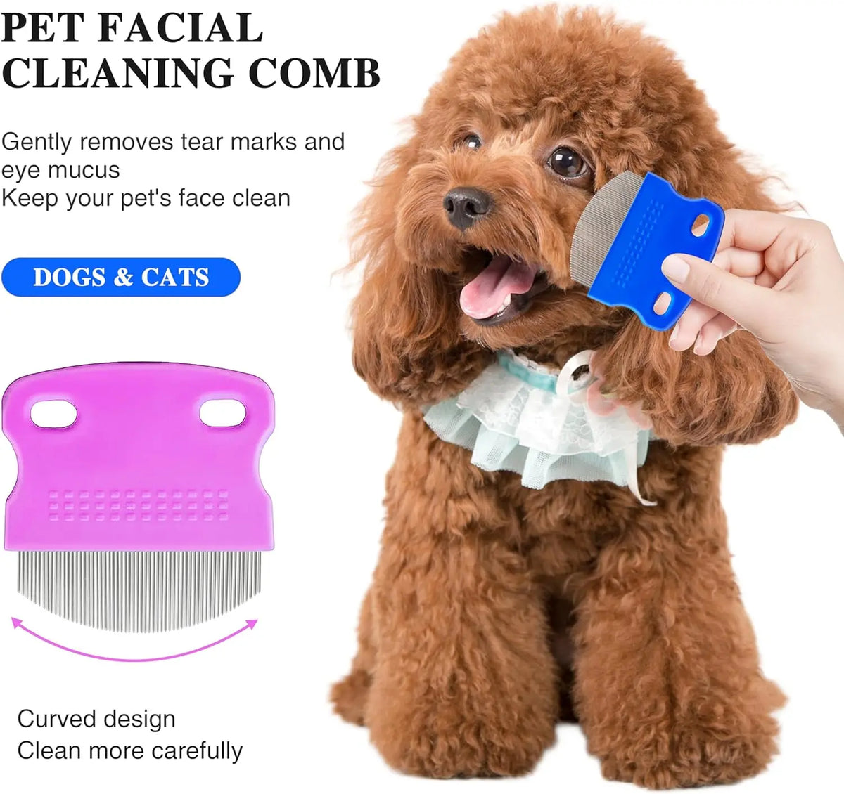 Kit Pente Anti Pulgas para Gatos e Cães – 2 Unidades