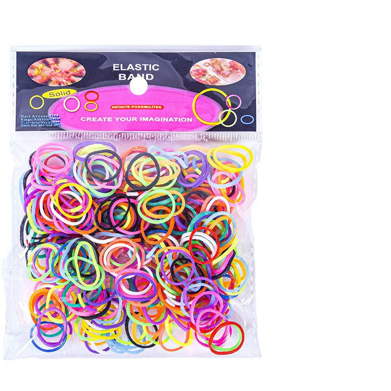 300 pçs de alta elasticidade pet cabelo borracha banda cão gato acessórios para o cabelo diy arcos aliciamento hairpin acessórios crianças brinquedos