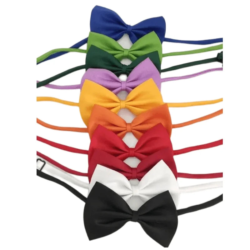 Coleira com gravata borboleta para animais de estimação elegante e ajustável: faz seu cachorro ou gato parecerem fabuloso!