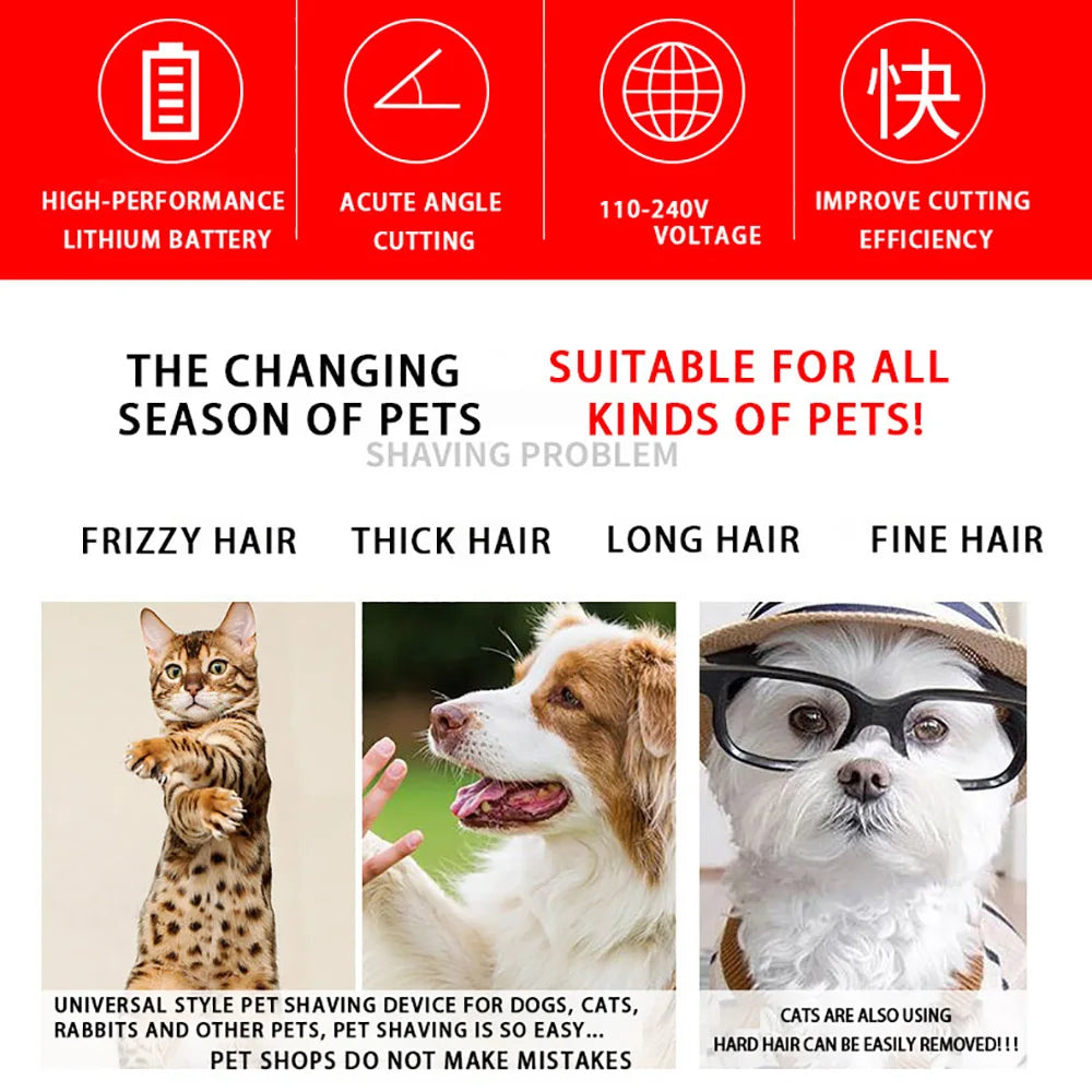 Máquina de cortar cabelo para animais