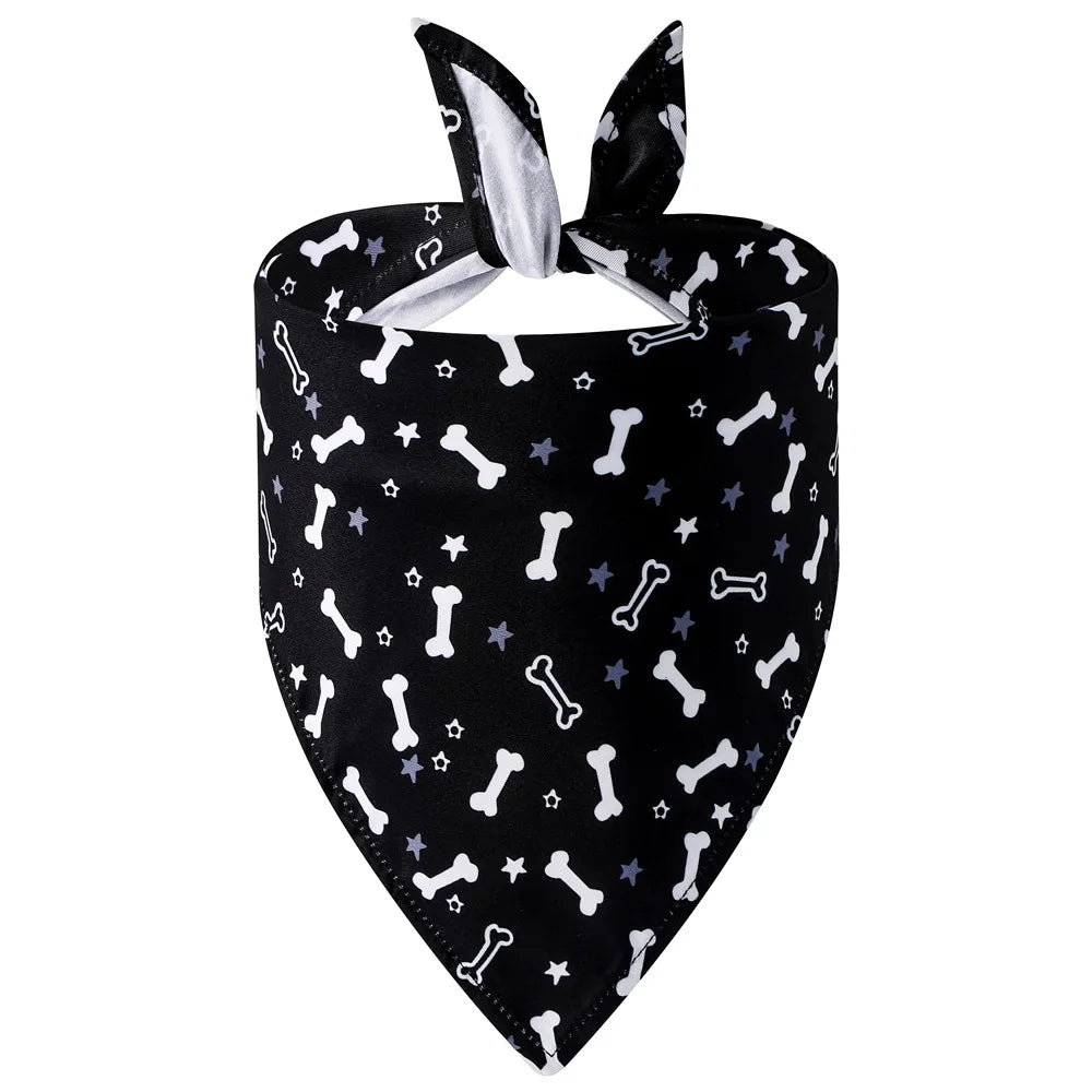 Bandana de Verão com Estampa de Melancia, Lenço Triangular Ajustável e Fofo para Cães e Gatos, Babador Respirável para Cães Pequenos, Médios e Grandes
