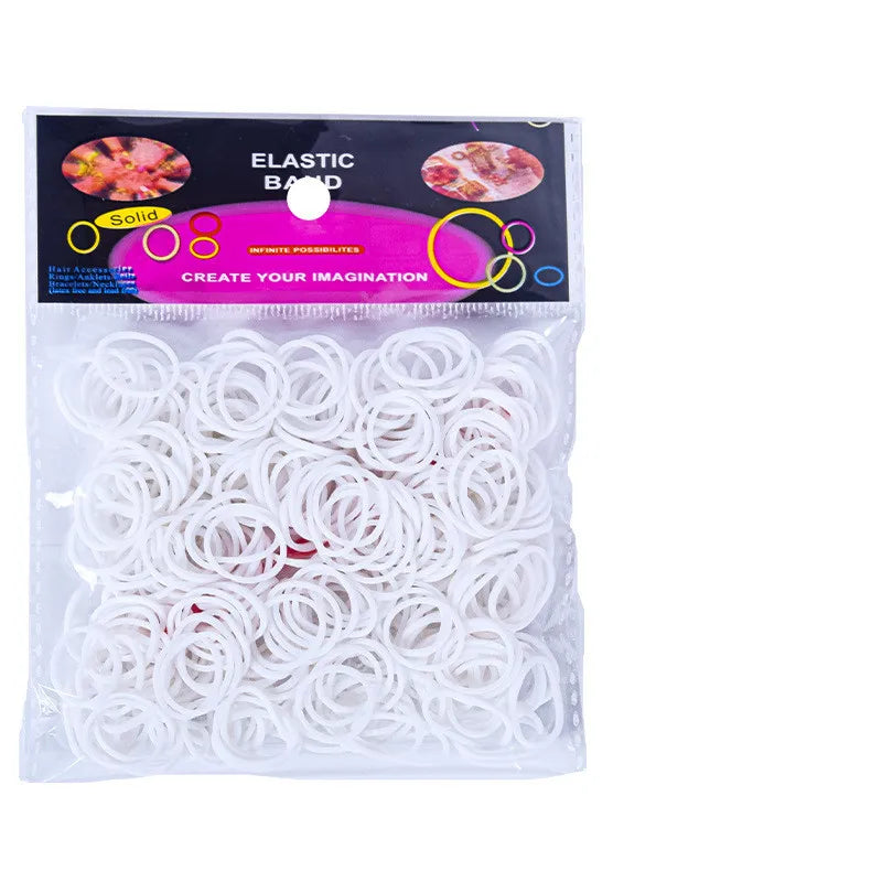 300 pçs de alta elasticidade pet cabelo borracha banda cão gato acessórios para o cabelo diy arcos aliciamento hairpin acessórios crianças brinquedos