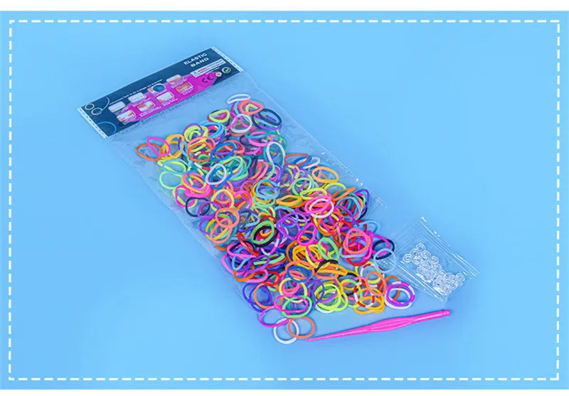 300 pçs de alta elasticidade pet cabelo borracha banda cão gato acessórios para o cabelo diy arcos aliciamento hairpin acessórios crianças brinquedos