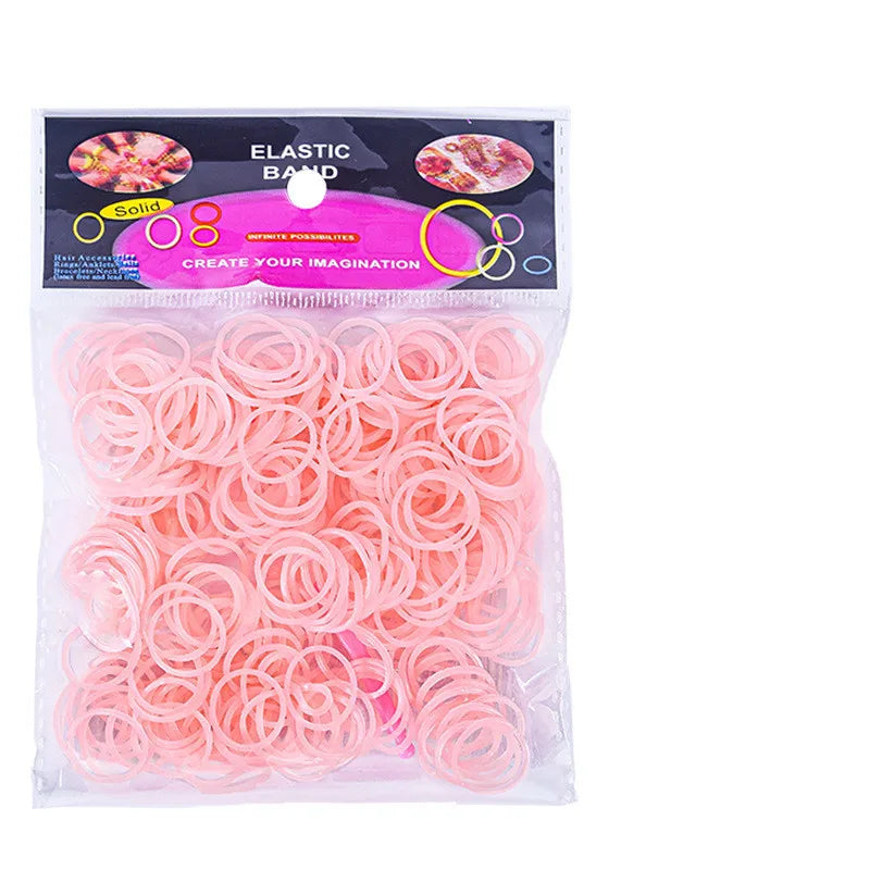 300 pçs de alta elasticidade pet cabelo borracha banda cão gato acessórios para o cabelo diy arcos aliciamento hairpin acessórios crianças brinquedos