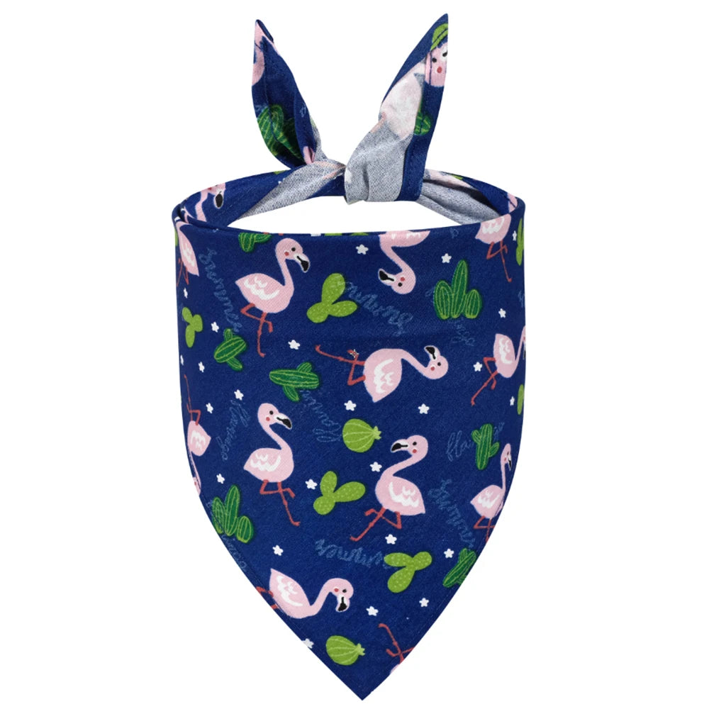 Bandana de Verão com Estampa de Melancia, Lenço Triangular Ajustável e Fofo para Cães e Gatos, Babador Respirável para Cães Pequenos, Médios e Grandes