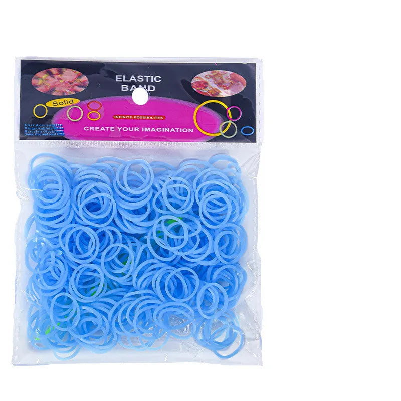 300 pçs de alta elasticidade pet cabelo borracha banda cão gato acessórios para o cabelo diy arcos aliciamento hairpin acessórios crianças brinquedos